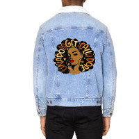 Unapologetically Dope Black Pride Melanin African Unisex Sherpa-lined Denim Jacket | Artistshot