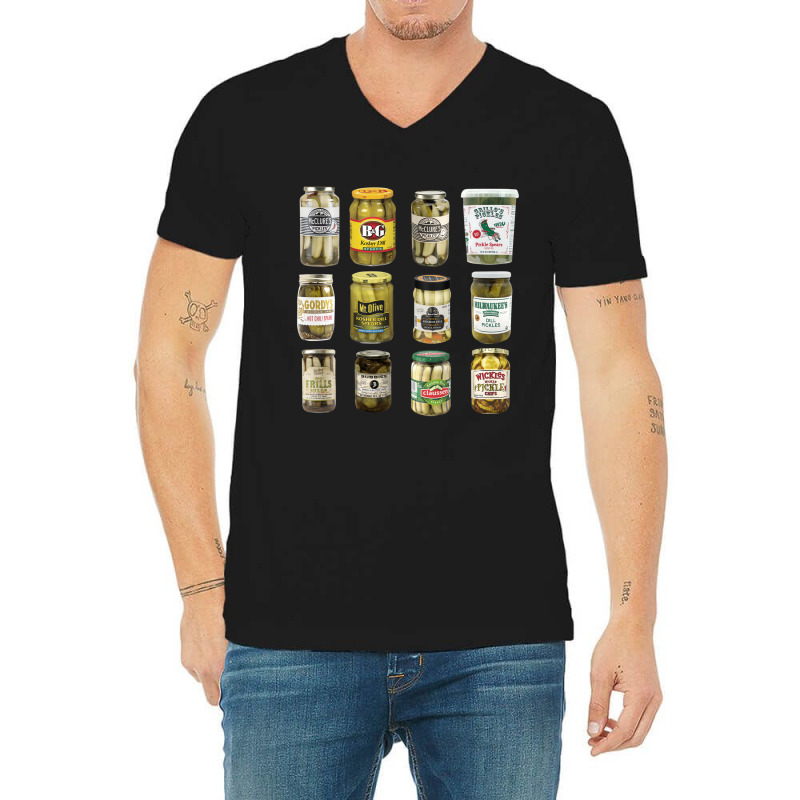 Vintage Canned Pickles Pickle Lovers Pickle Clothi V-neck Tee | Artistshot