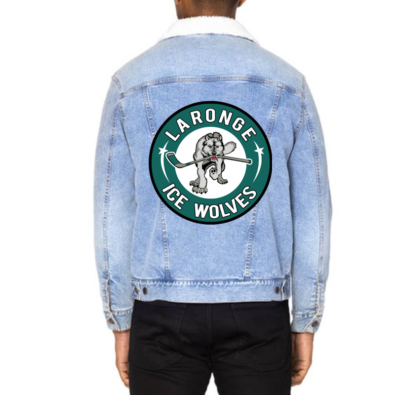 La Ronge Ice Wolves Unisex Sherpa-lined Denim Jacket | Artistshot