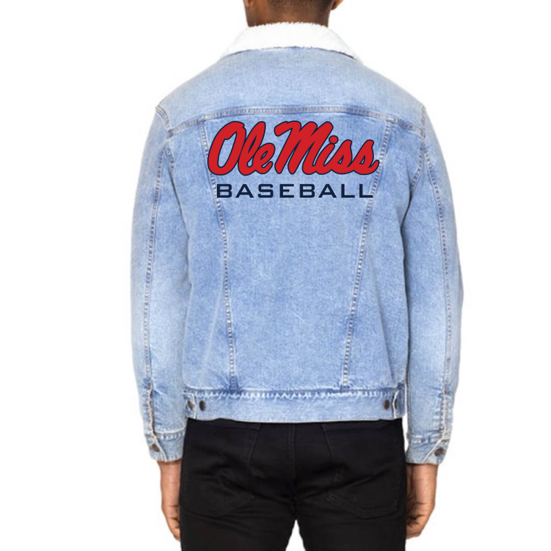 Ole Miss Unisex Sherpa-Lined Denim Jacket by sarbsarbin | Artistshot