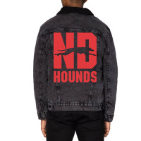 Notre Dame Hounds Unisex Sherpa-lined Denim Jacket | Artistshot