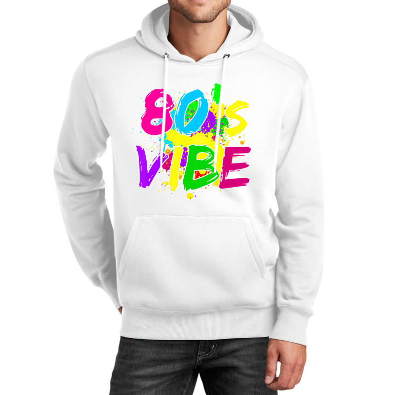 Retro 80s Outfit Vintage 80's Vibe Theme Glow Part Unisex Hoodie | Artistshot