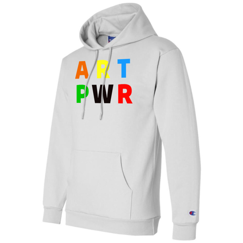 Art Power Hipster Champion Hoodie | Artistshot