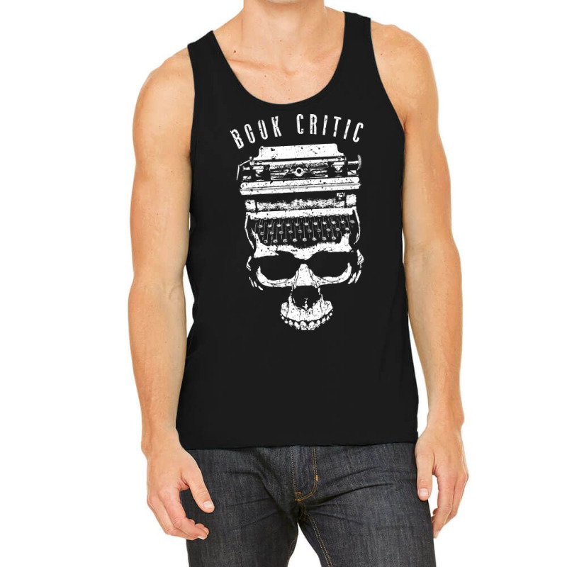 Book Critic Halloween Books Writer Author Typewrit Tank Top | Artistshot