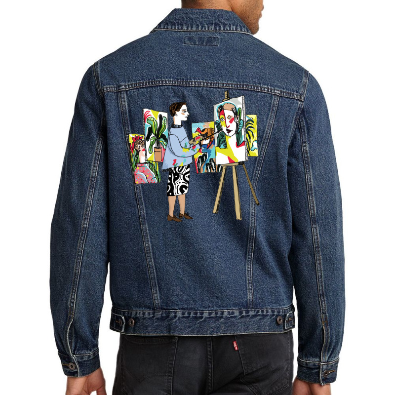 Modernist Painter 80s Men Denim Jacket by ludjonsakhre7 | Artistshot