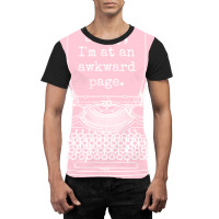 Funny Writer Author Novelist Sorry Im At An Awkwar Graphic T-shirt | Artistshot