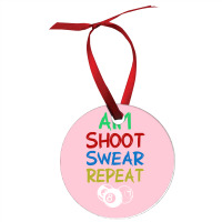 Billiards Aim Shoot Swear Snooker Pool Ornament | Artistshot