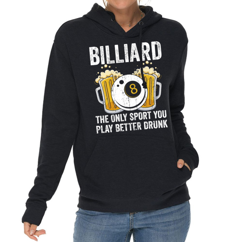 Funny Billiards Saying Design 2 Lightweight Hoodie | Artistshot