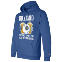 Funny Billiards Saying Design 2 Champion Hoodie | Artistshot