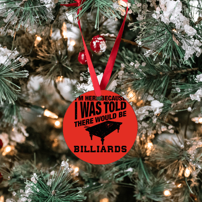 Funny Billiard Quote For Billiards Player Ornament | Artistshot