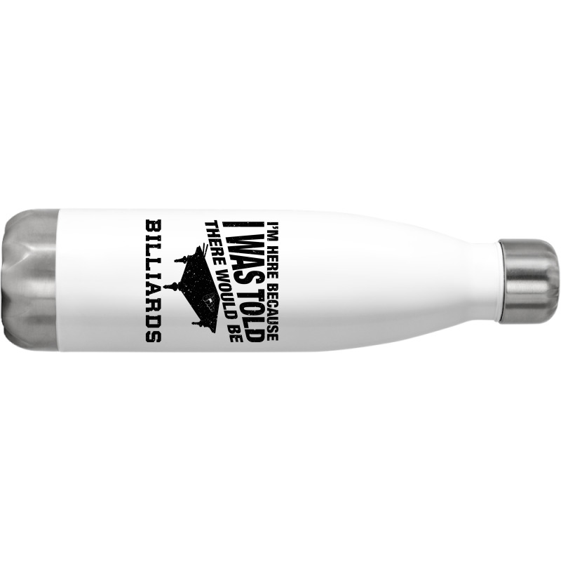 Funny Billiard Quote For Billiards Player Stainless Steel Water Bottle | Artistshot