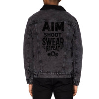 Billiard Snooker Unisex Sherpa-lined Denim Jacket | Artistshot