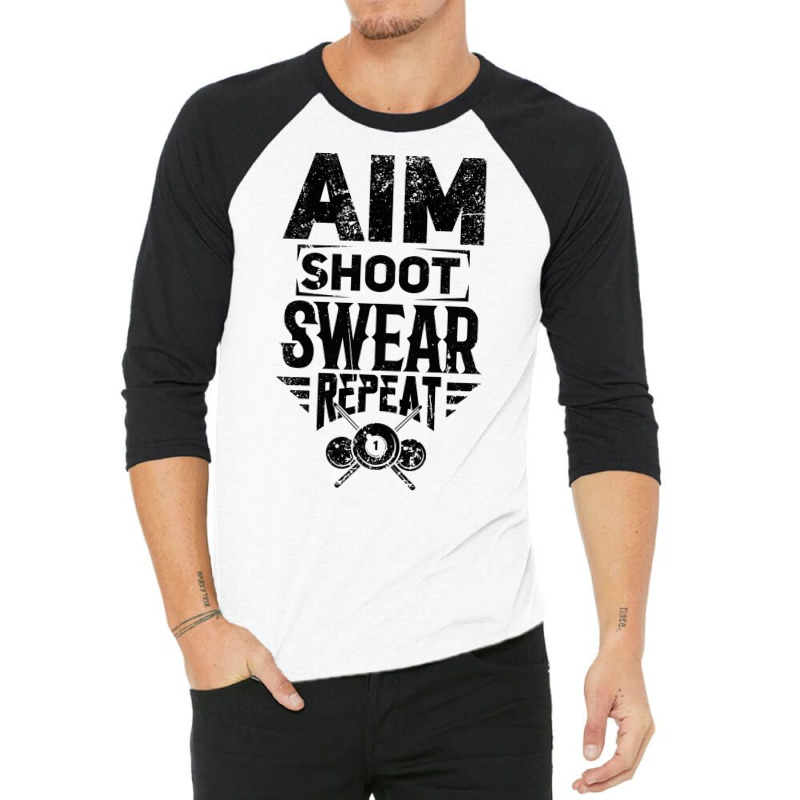 Billiard Snooker 3/4 Sleeve Shirt | Artistshot