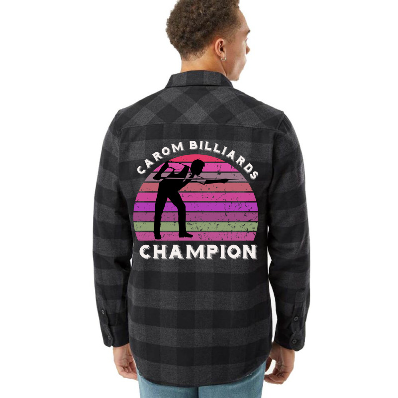 Om Billiards Champion Retro Sunset Flannel Shirt | Artistshot