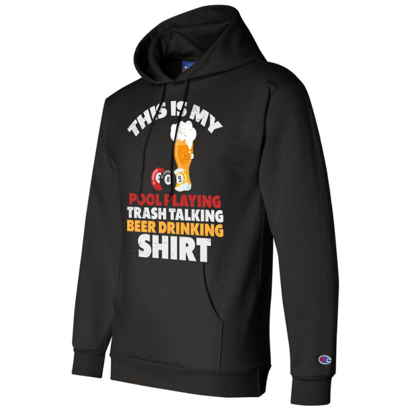 Pool Player Cue Game Sports Billiard Players 5 Champion Hoodie | Artistshot