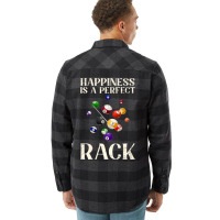 Happiness Is A Perfect Rack Billiards 2 Flannel Shirt | Artistshot