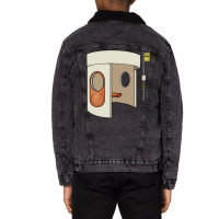 Canberra Bus Station Unisex Sherpa-lined Denim Jacket | Artistshot