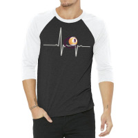 Billiard Billiard Ball Heartbeat 1 3/4 Sleeve Shirt | Artistshot