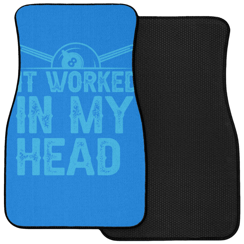 Billiards Funny Pool Quote Front Car Mat | Artistshot