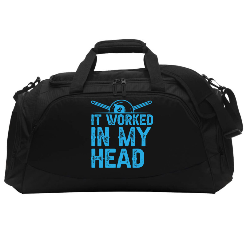 Billiards Funny Pool Quote Active Duffel | Artistshot