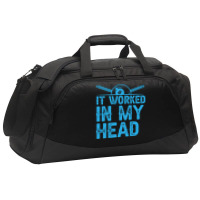 Billiards Funny Pool Quote Active Duffel | Artistshot