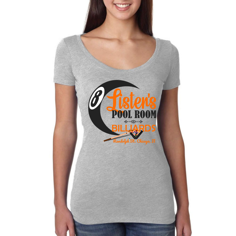 A Game Of Pool From The Zone Women's Triblend Scoop T-shirt by raposaounk | Artistshot