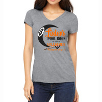 A Game Of Pool From The Zone Women's V-neck T-shirt | Artistshot