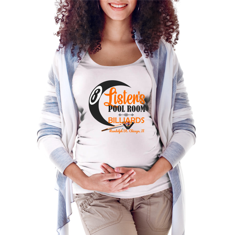 A Game Of Pool From The Zone Maternity Scoop Neck T-shirt by raposaounk | Artistshot