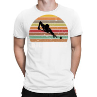 Billiards Retro Sunset Design T-shirt | Artistshot