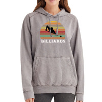 Billiards Retro Sunset Design Vintage Hoodie | Artistshot