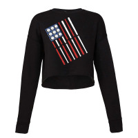 American Flag Billiards Shooting Pool Funny Pool T Cropped Sweater | Artistshot