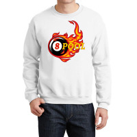 Funny Billiard 8 Ball Pool Billiard Player Crewneck Sweatshirt | Artistshot