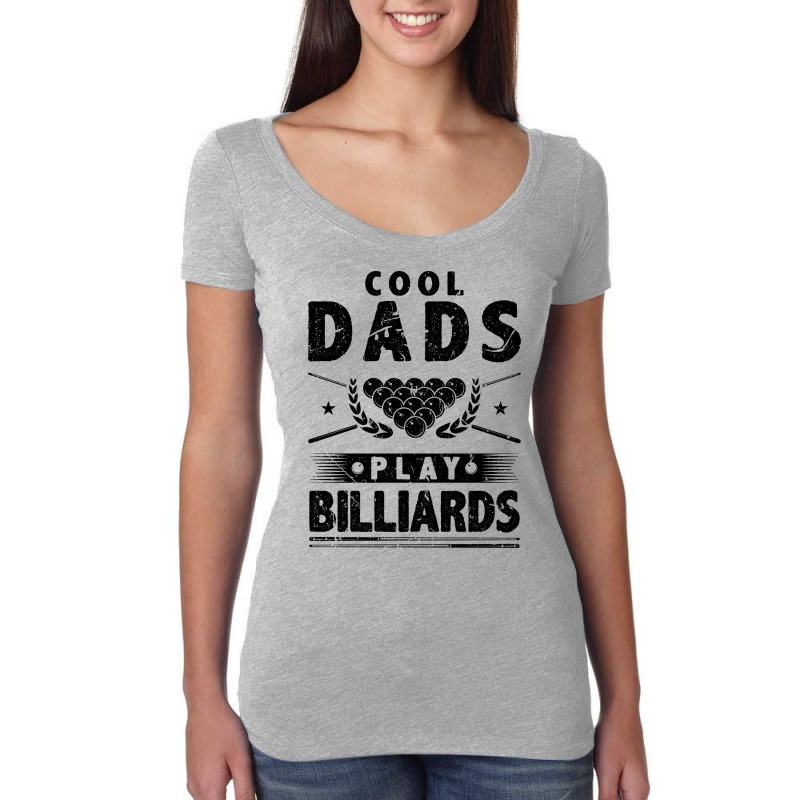 Billiards Fathers Day Women's Triblend Scoop T-shirt by jeannenaomysk | Artistshot