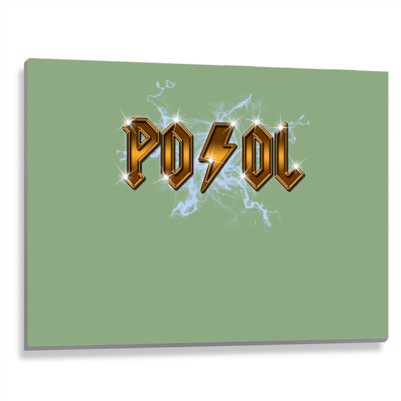 Heavy Metal Pool Metal Print Horizontal | Artistshot