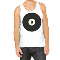 Black Eight 8 Ball Pool Illustration Tank Top | Artistshot