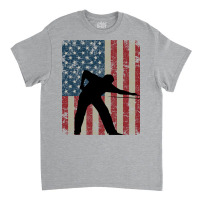 Vintage American Flag Billiards 4th Of July Classic T-shirt | Artistshot