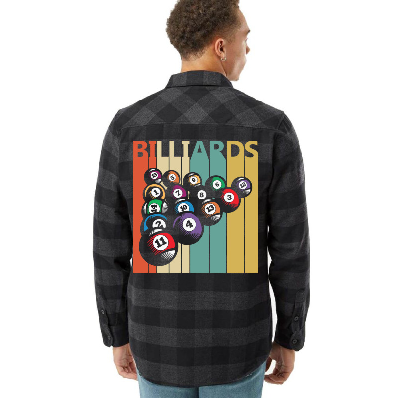 Vintage Billiards Lover Gift Flannel Shirt | Artistshot