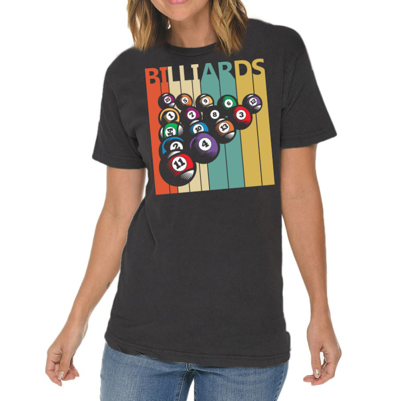 Vintage Billiards Lover Gift Vintage T-shirt | Artistshot