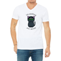 Plotting Your Demise V-neck Tee | Artistshot