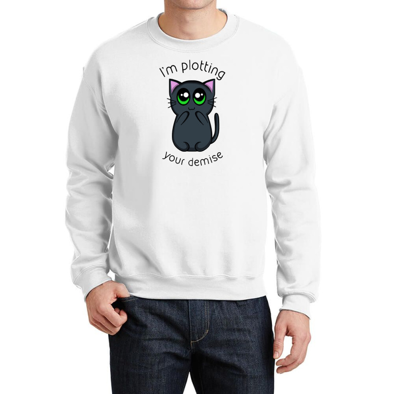 Plotting Your Demise Crewneck Sweatshirt by MilaArt. | Artistshot