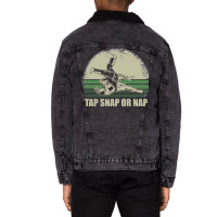 Jiu Jitsu Nap Unisex Sherpa-lined Denim Jacket | Artistshot