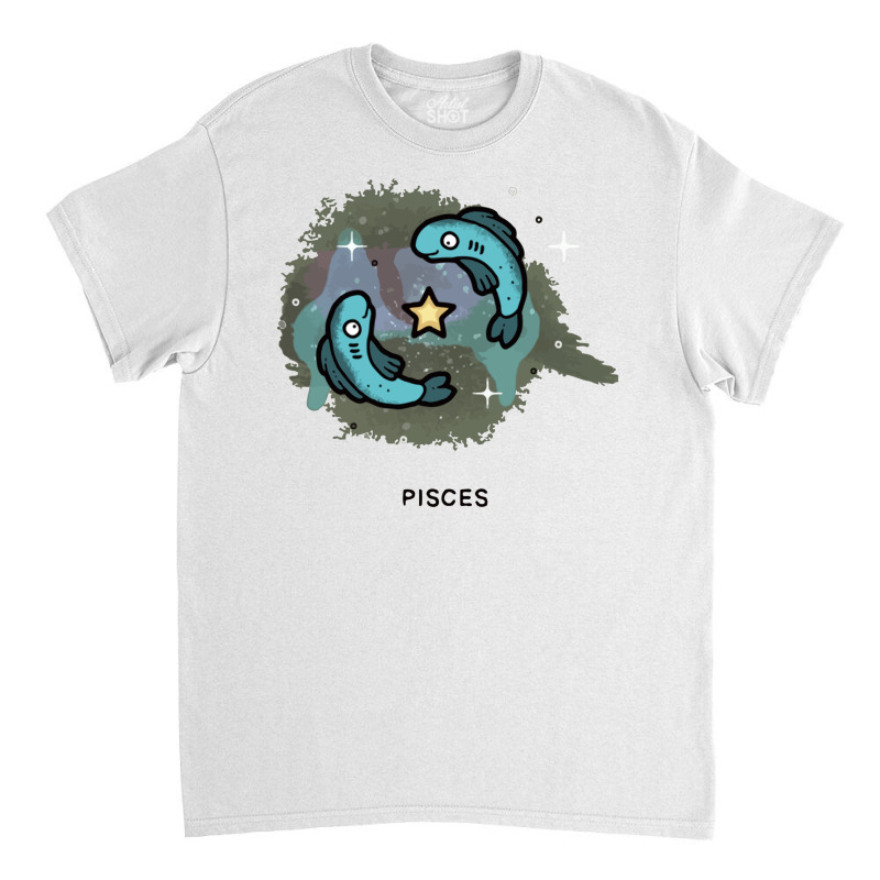 Pisces Classic T-shirt by MilaArt. | Artistshot