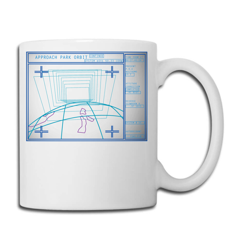 Alien (1979) Mother Muthur Descent Trajectory Coffee Mug | Artistshot