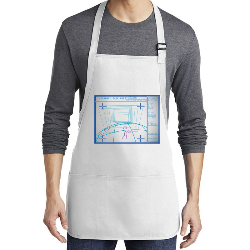 Alien (1979) Mother Muthur Descent Trajectory Medium-length Apron | Artistshot