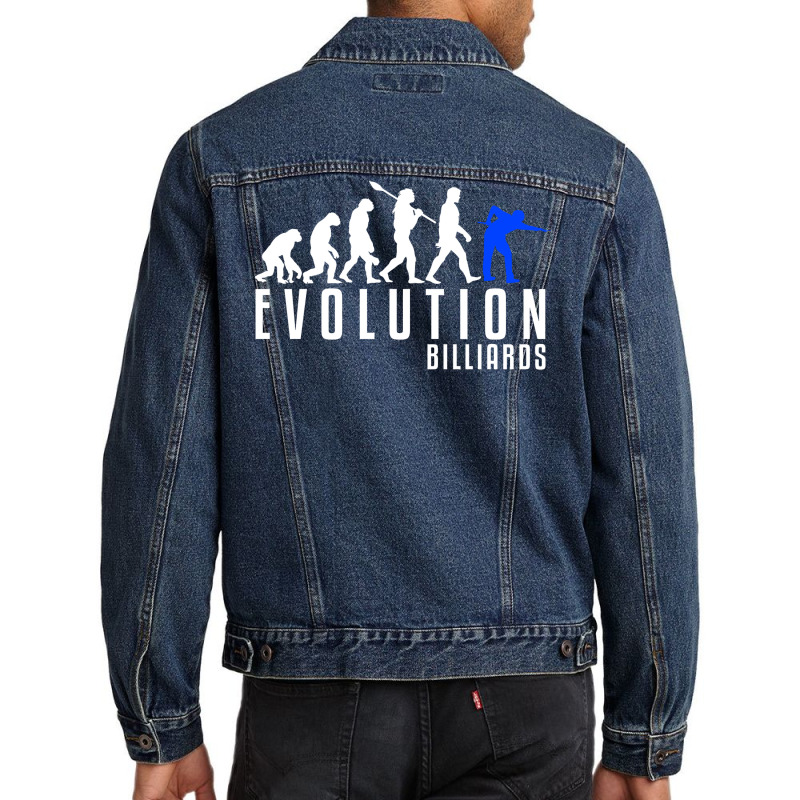 Billiards Evolution 3 Men Denim Jacket | Artistshot