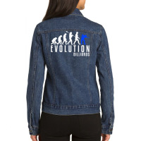 Billiards Evolution 3 Ladies Denim Jacket | Artistshot