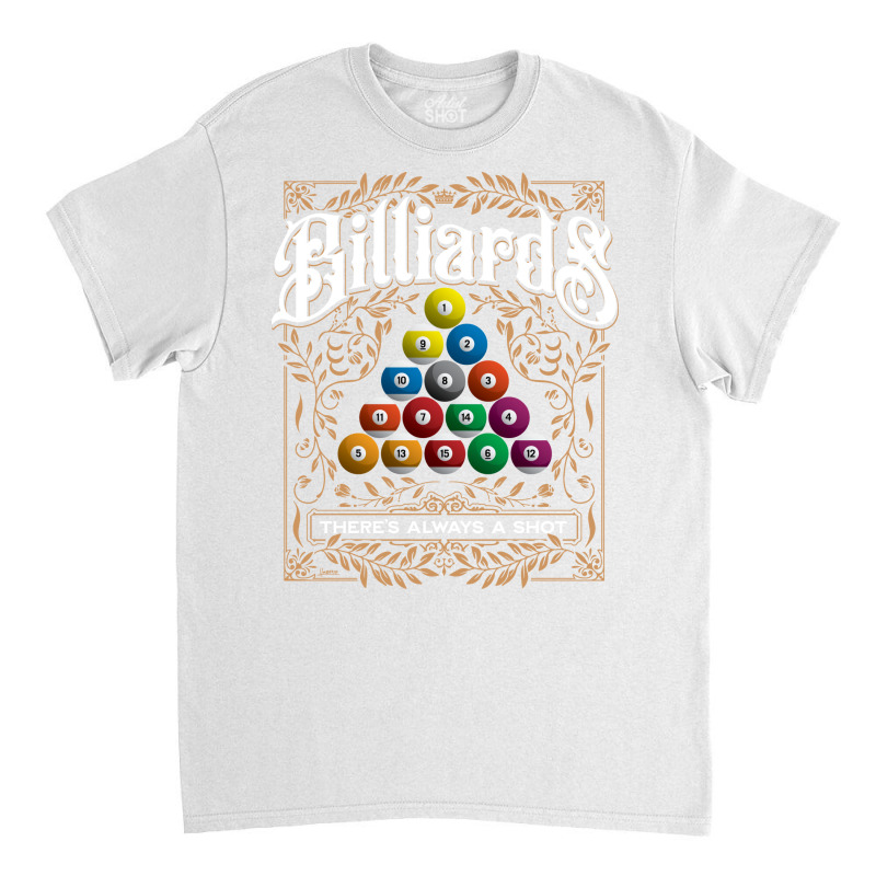 Billiards Pool Balls Vintage Style Pool Player Des Classic T-shirt by gusevfabay5 | Artistshot