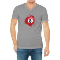 Eight Ball Billiard Design Gift Idea V-neck Tee | Artistshot