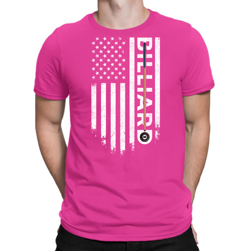 American Flag Billiard Stick T-shirt | Artistshot