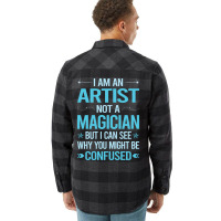 Not A Magician Artist Travel Flannel Shirt | Artistshot